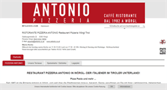 Desktop Screenshot of antonio.co.at