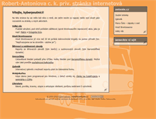 Tablet Screenshot of antonio.cz